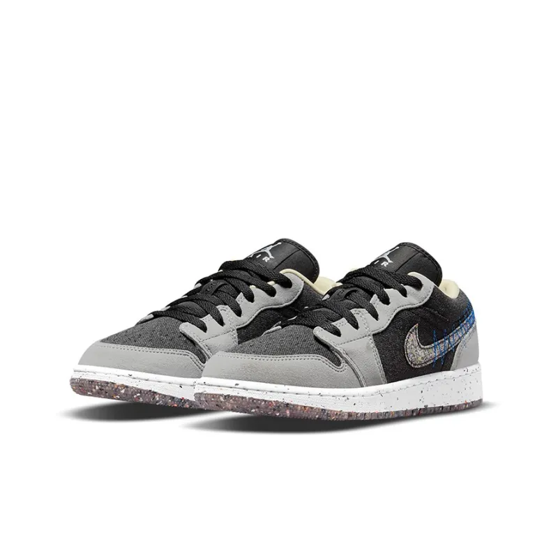 Jordan 1 Low Se Crater Grey Black GS-2