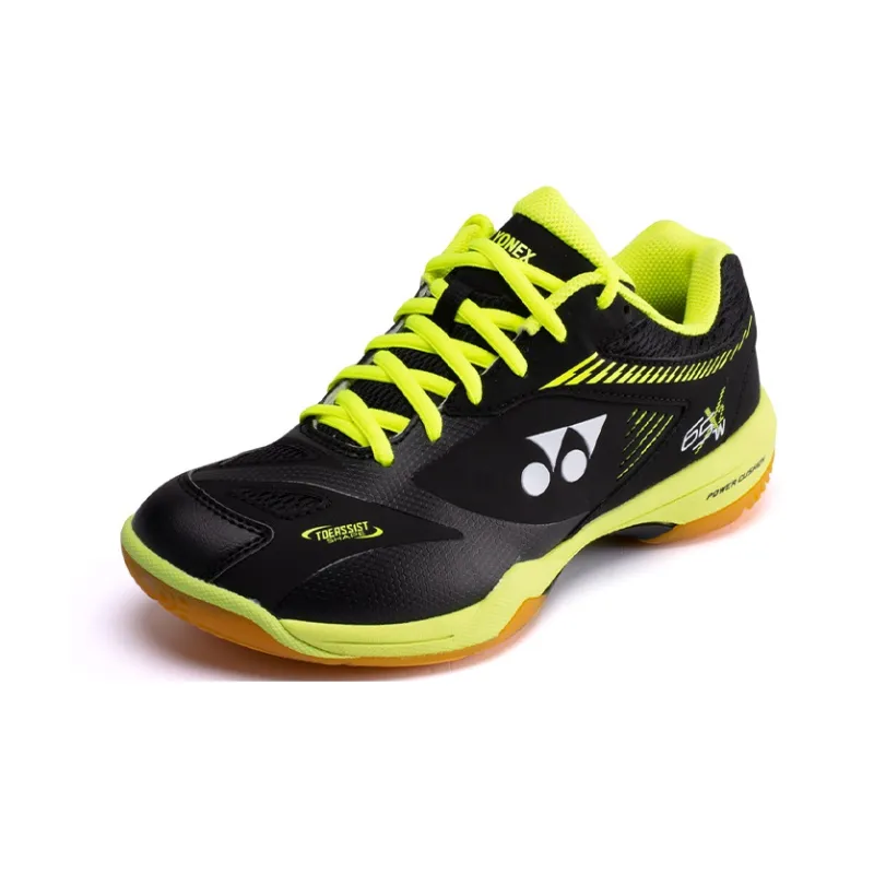 YONEX Badminton Shoes Unisex Low Top Black Tender Yellow-1