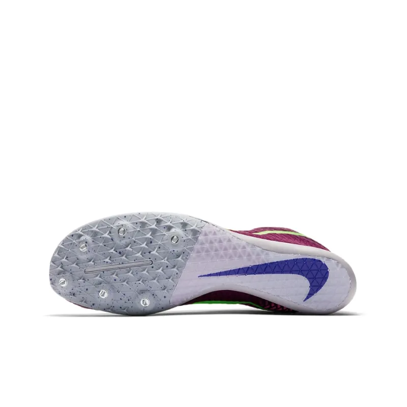 Nike Zoom Mamba 5 Cushioned Slip-Resistant Low-Top Training Shoes Unisex Purple Green-5