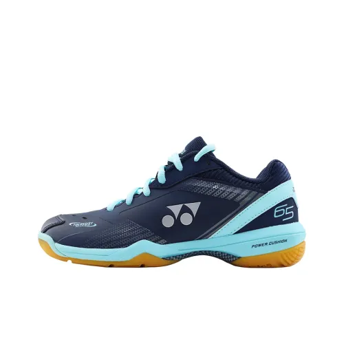 YONEX Badminton Shoes Women's Low-Top Navy Blue Light Gray Blue