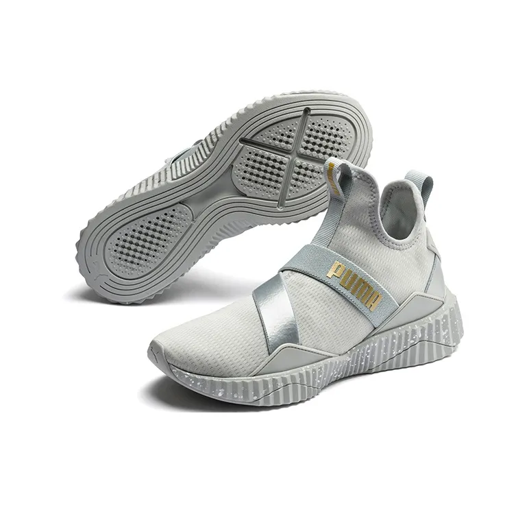 PUMA Defy Mid Metal 'High Rise Silver' Women's-1