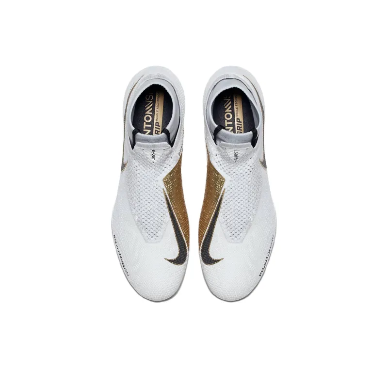 Nike Phantom Vision Elite Df Fg White Metallic Gold-3