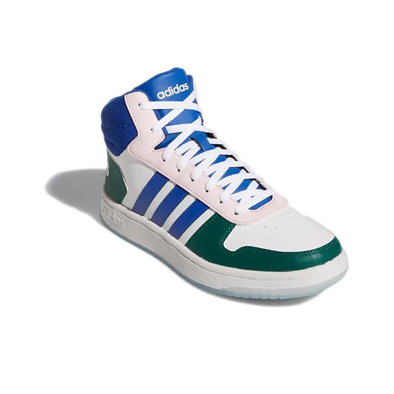 Adidas Neo Hoops 2.0 Mid Shoes 'White Royal Blue' Women's-2