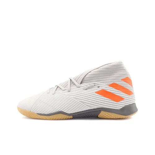 Adidas Nemeziz Soccer Shoes Men Mid-Top Gray/Orange