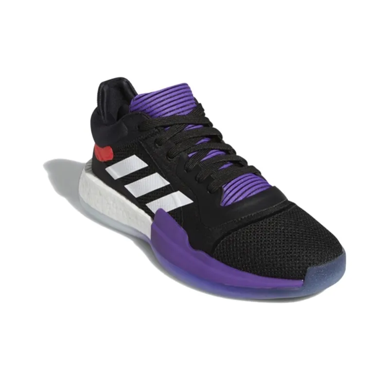 Adidas Marquee Boost Low 'Core Black/Solar Red/Active Purple' Women's-1