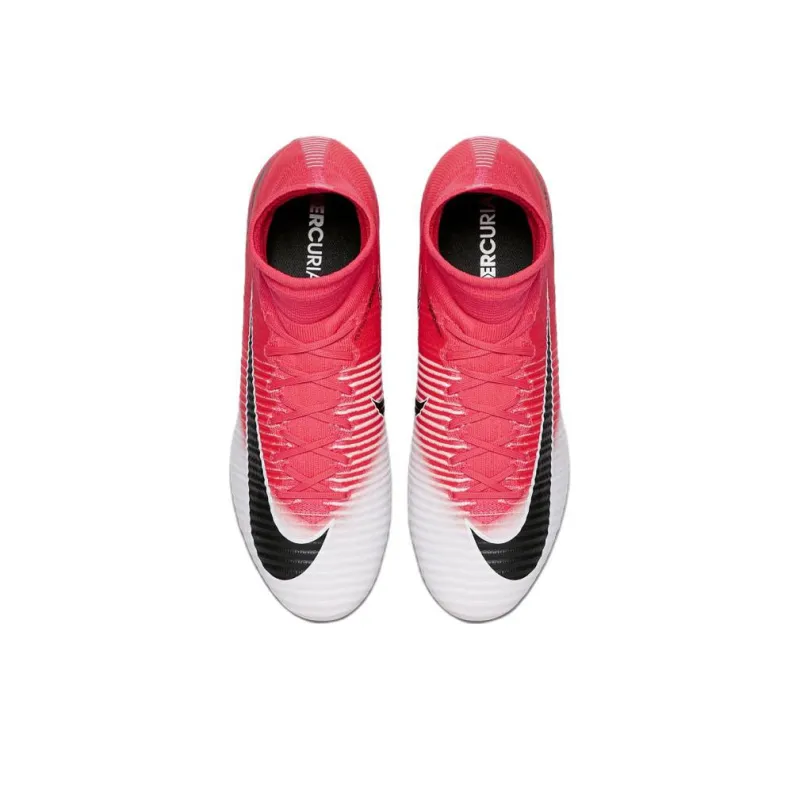 Nike Mercurial Superfly 5 Soccer Shoes Men High Top Pink/White-3