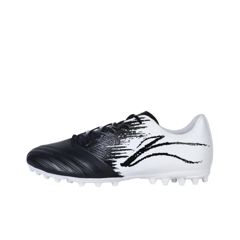 LINING Soccer Shoes Men Low Top Standard White/Black-0