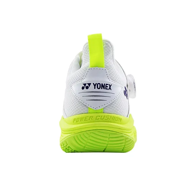 YONEX 88D 2 Badminton Shoes Unisex Low Top White Yellow Green-3