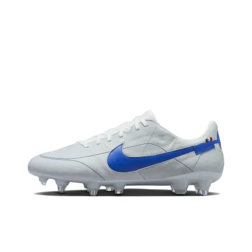 Nike Tiempo Legend 9 Elite MI SG-Pro Anti-Clog Traction Montebelluna Leather White Game Royal