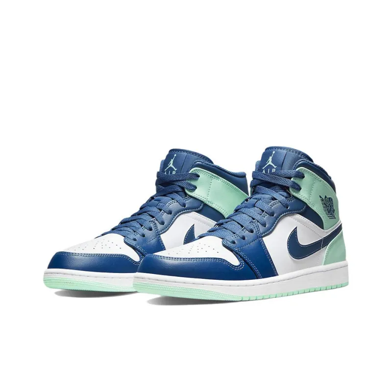 Jordan 1 Mid Mystic Navy Mint Foam-2