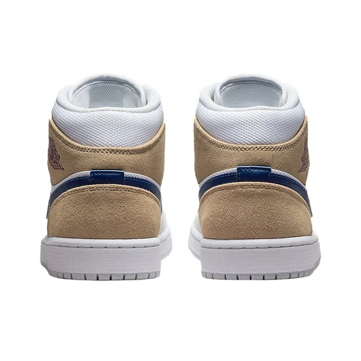 Jordan 1 Mid Tan Suede-4