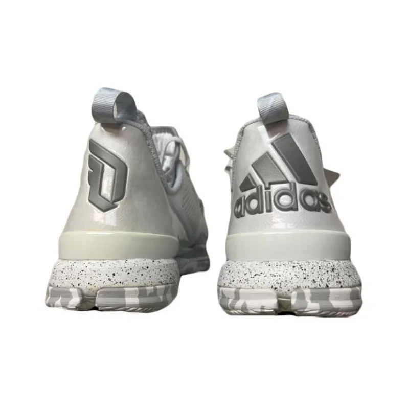Adidas D Lillard 1 Vintage Basketball Shoes Men Low-Top White-2