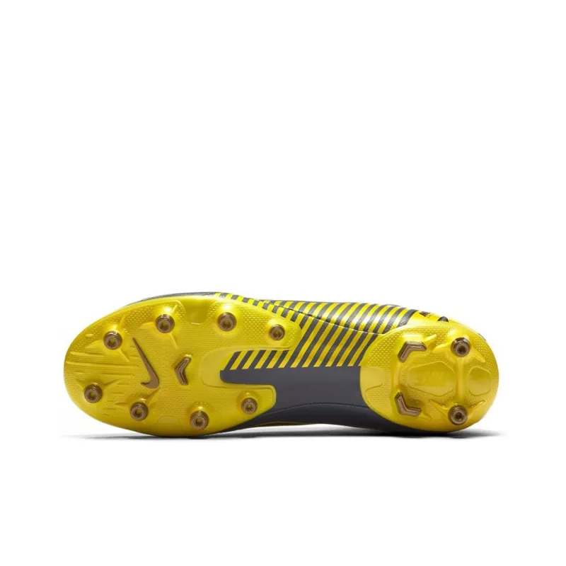 Nike Mercurial Superfly 6 Soccer Shoes Men Mid Top Gray/Yellow-5