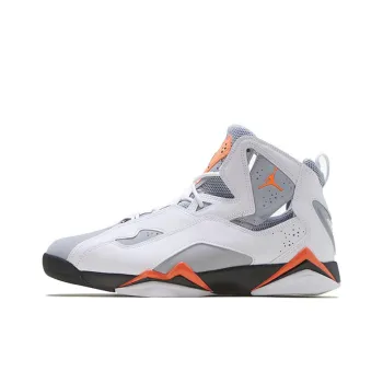 JORDAN True Flight White Orange Grey
