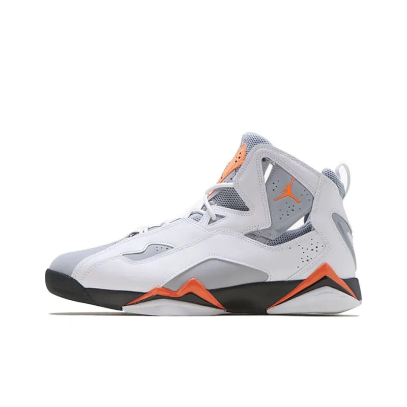 Jordan True Flight White Orange Grey-0