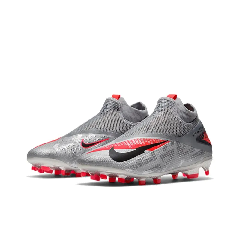 Nike Phantom Vision 2 Pro Df Fg Metallic Bomber Grey-2