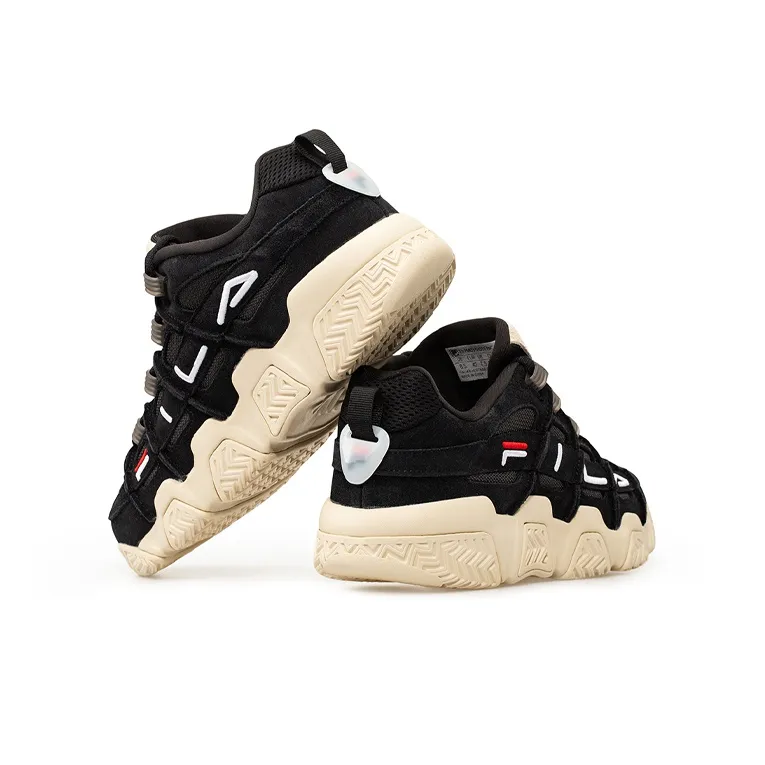 FILA FUSION Fila Barricade Low Breakout Vintage Black/White Women's-2