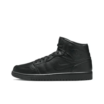 JORDAN 1 Mid Triple Black