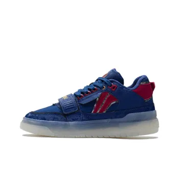 LiNing Rookie Cushioning Anti Slip And Wear Resistant Low Top Vintage Basketball Shoes Women's Navy