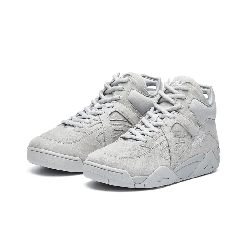 FILA Cage High Top Basketball Shoes Gray-1