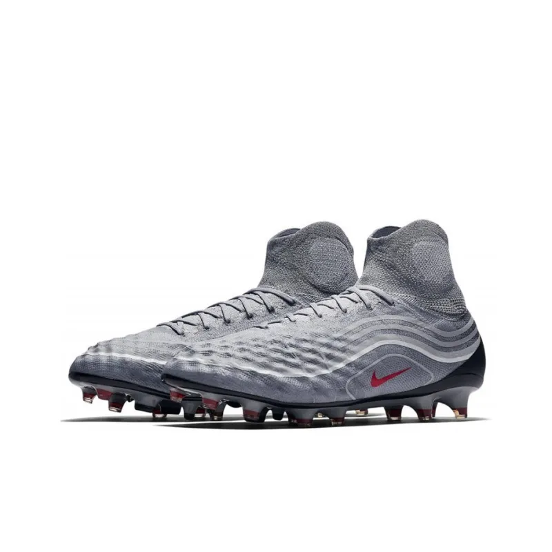Nike Magista Obra 2 Soccer Shoes Men Mid Top Gray/Black-2