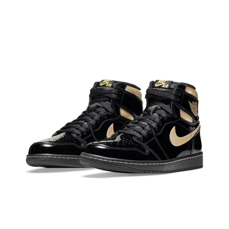 Jordan 1 Retro High Black Metallic Gold 2020-2