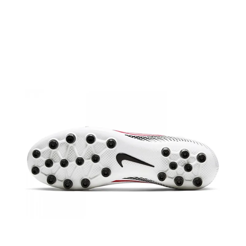 Nike Mercurial Superfly 7 Soccer Shoes Men Mid-Top White/Red-5