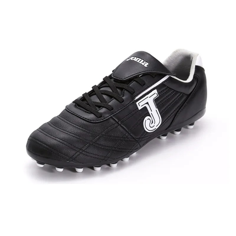 Joma MG Rubber Short Studs Wear Resistant Coverage Soccer Shoes Men's Black-2