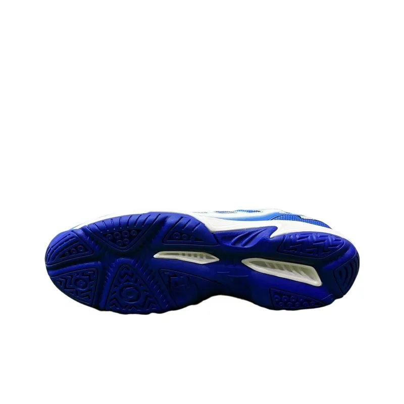 Mizuno SKY Plus 2 Anti Slip And Wear Resistant Breathable Low Top Badminton Shoes Unisex Blue White-3