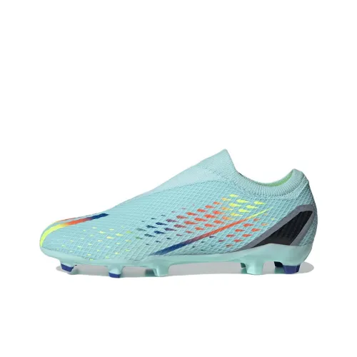 Adidas X Speedportal.3 Laceless FG Clear Aqua Power Blue