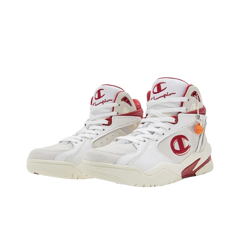 Champion Champ '95 Rice High Top Vintage Basketball Shoes Women's Flame Red-1