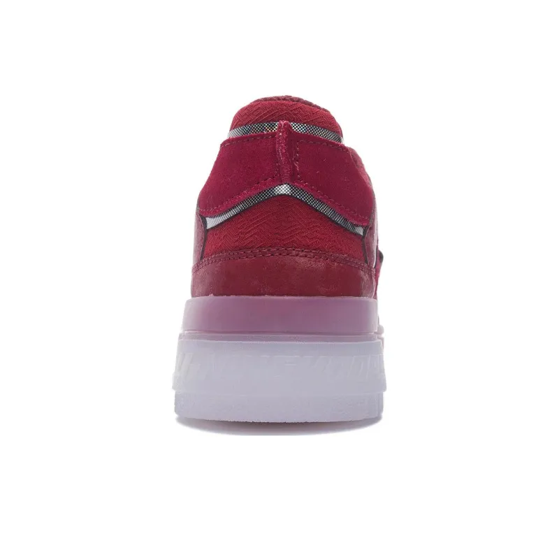 LiNing Rookie Wear Resistant Low Top Vintage Basketball Shoes Men's Bicycle Red-5