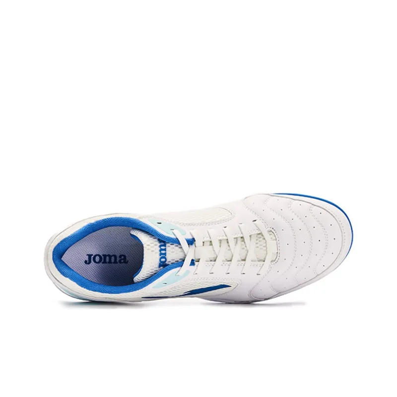 Joma Soccer Shoes Men Low Top White Blue-3