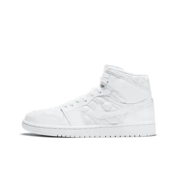 JORDAN 1 Mid Quilted White Women's