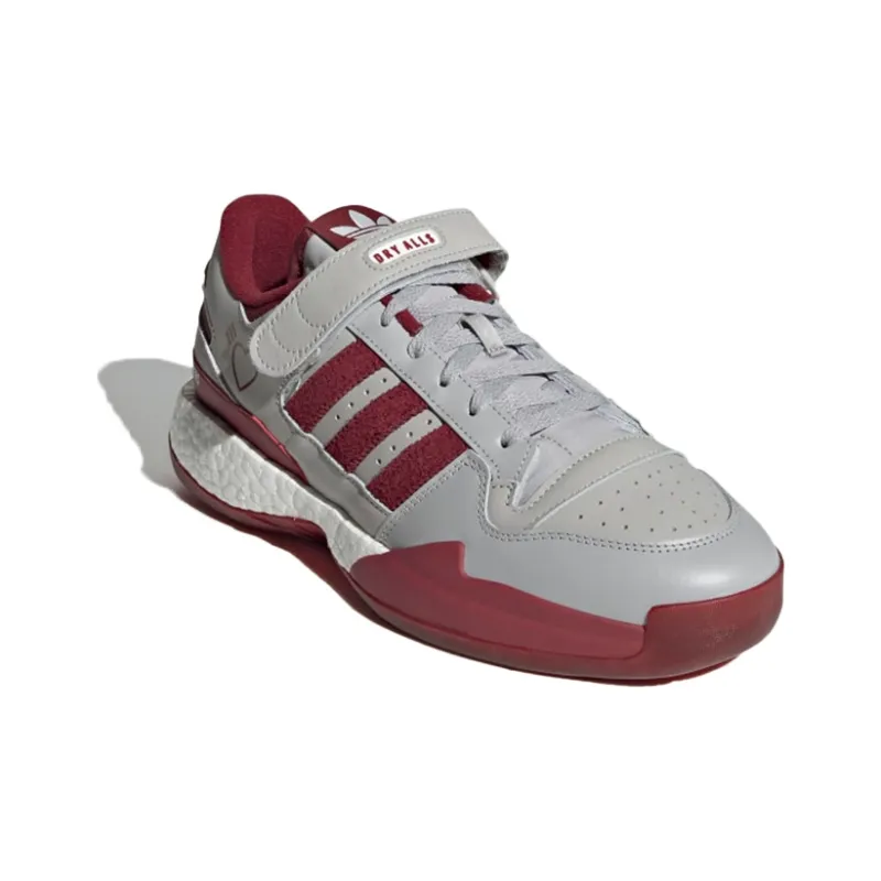 Adidas Forum Boost Low Human Made Grey Burgundy-2