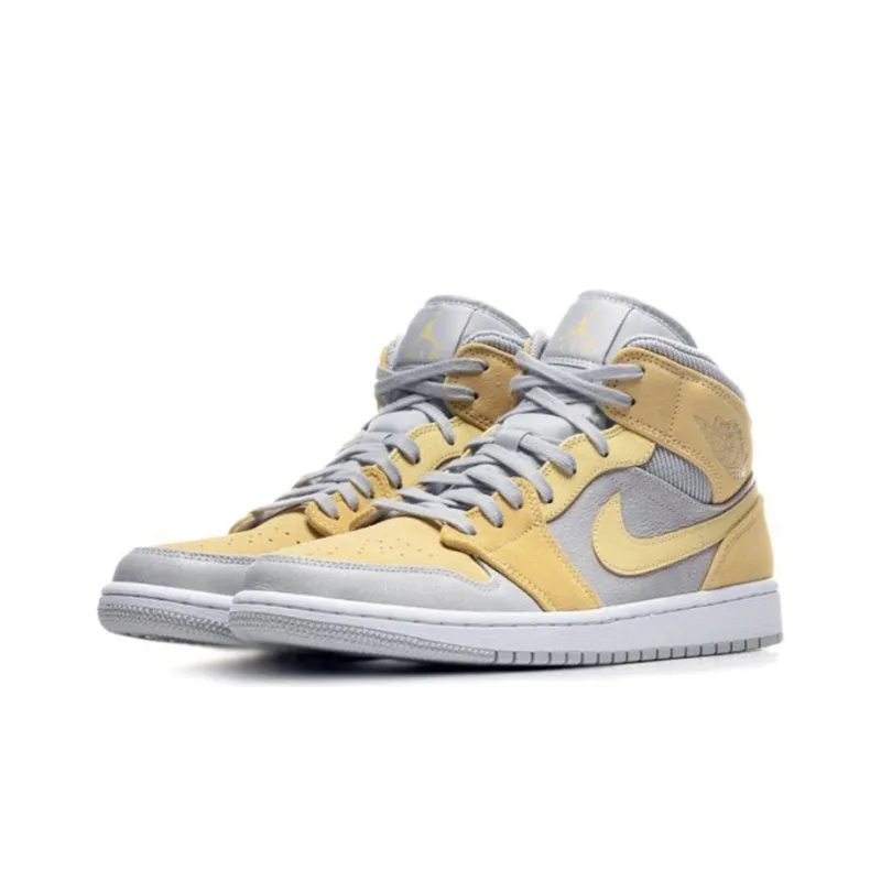 Jordan 1 Mid Mixed Textures Yellow-2