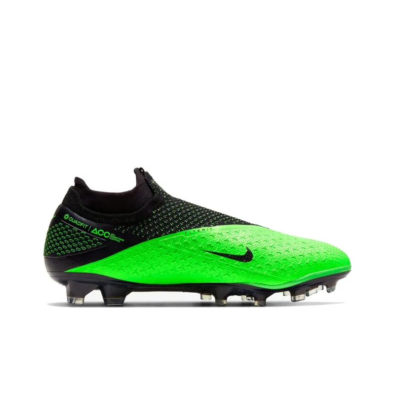 Nike Phantom Vision 2 Elite Dynamic Fit Fg Black Green Strike-1