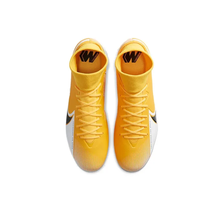 Nike Mercurial Superfly 7 Academy SG PRO Anti Clog Traction 'Black Yellow'-3