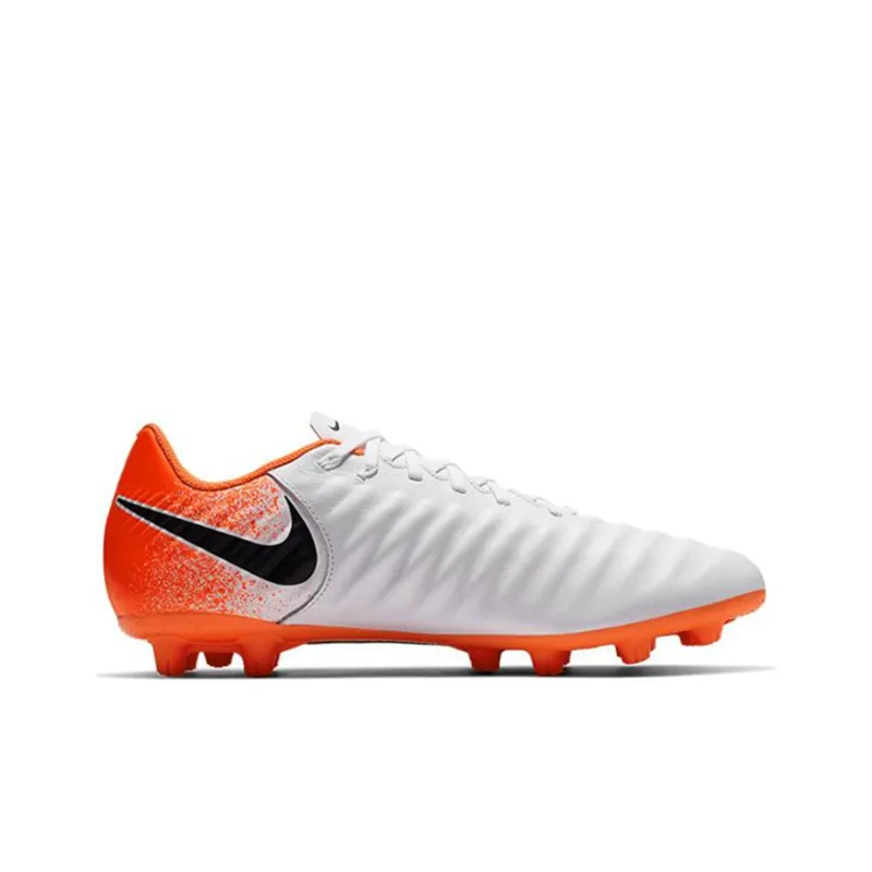 Nike Tiempo Legend 7 Soccer Shoes Men Low-Top White/Orange/Black-1