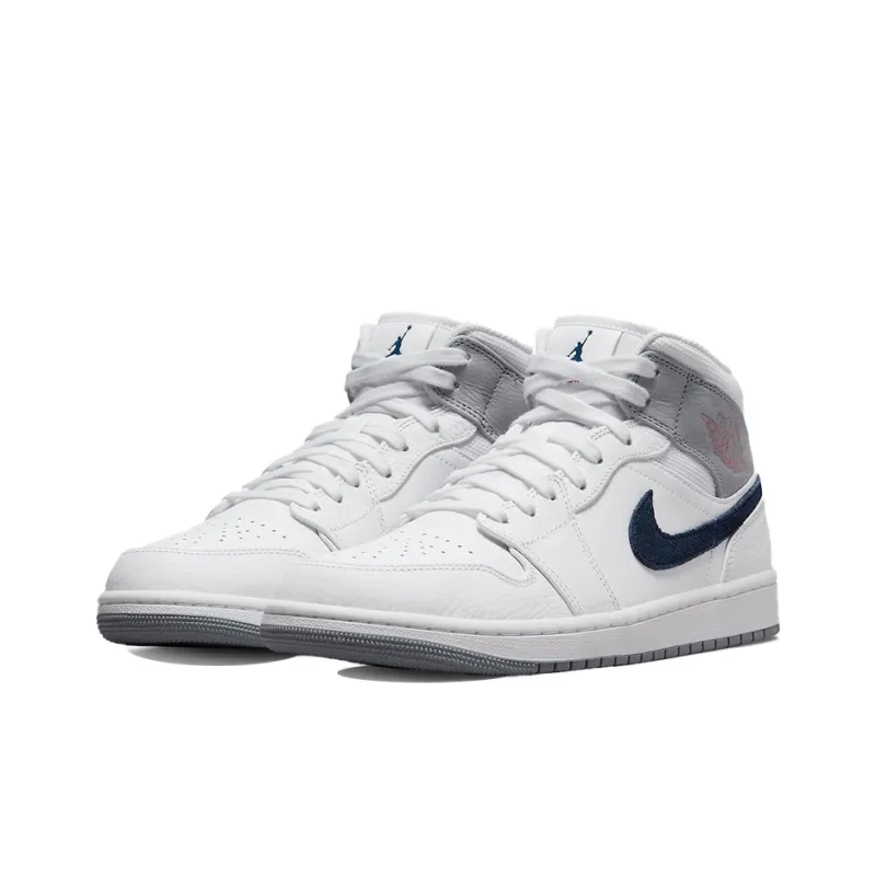 Jordan 1 Mid Paris White-2