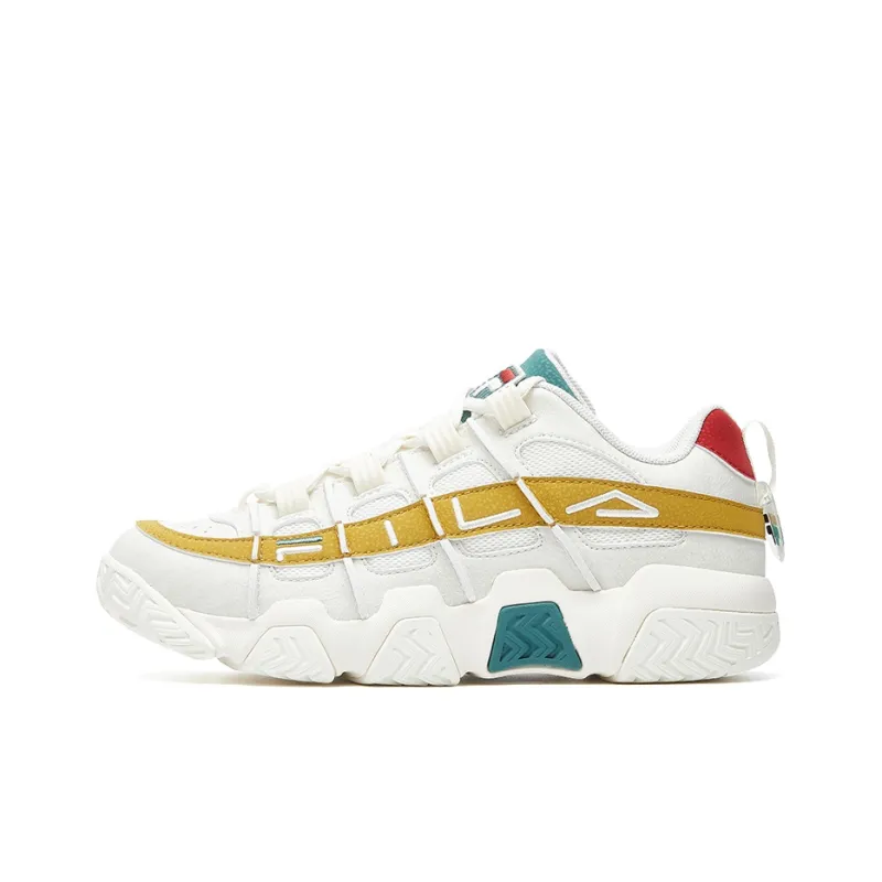 FILA Barricade Vntg Gs White/Yellow/Green Women's-0