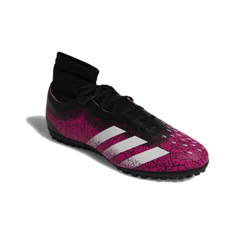 Adidas Predator Freak .4 AG Rubber Short Studs Anti-Slip And Wear-Resistant Lightweight Soccer Shoes Unisex Black Pink-2