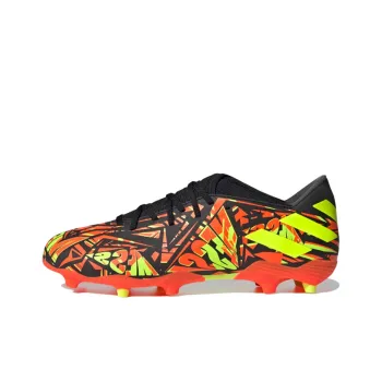 Adidas Messi Messi.3 FG Wear-Resistant Soccer Shoes Men's Orange Yellow