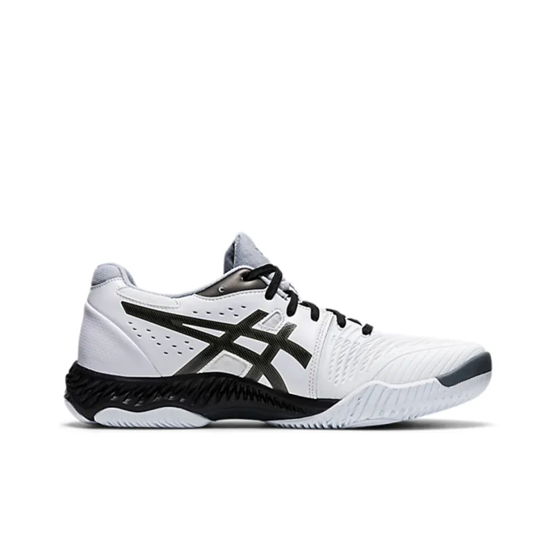 Asics Netburner Ballistic FF 2 Vintage Basketball Shoes Men Low-Top White/Black-1
