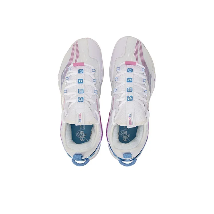 LINING Badminton Shoes Unisex Low Top Standard White-3