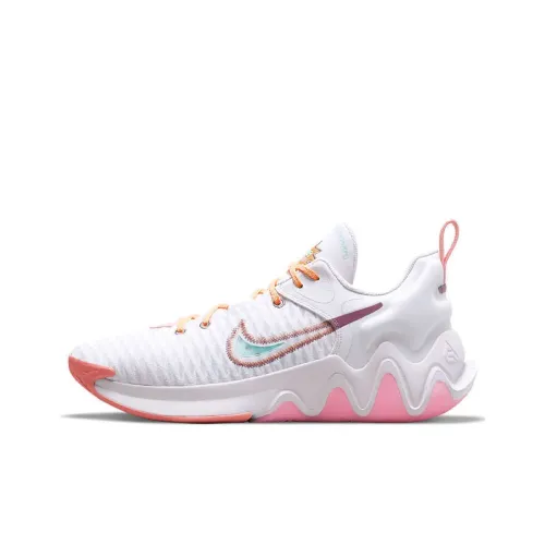 Nike Giannis Immortality Vintage Basketball Shoes Unisex Low-Top Pink/White