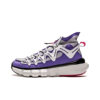 LiNing Essence 2.3 Anti Slip Wear Resistant High Top Vintage Basketball Shoes Women's Purple
