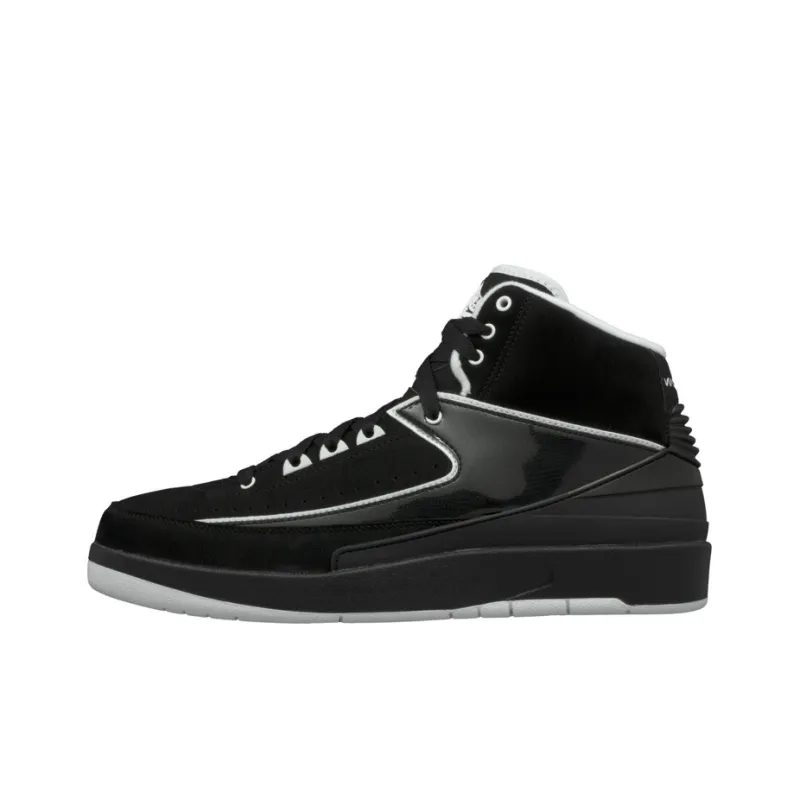 Jordan 2 Retro Qf Black White-0