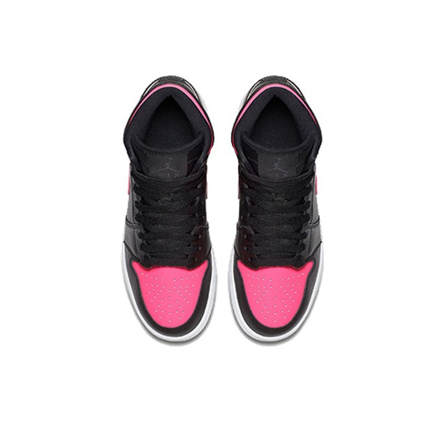 JORDAN 1 Retro High Black Hyper Pink GS