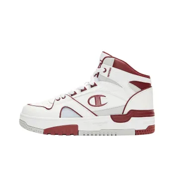 Champion RetroBasket 19 High Top Vintage Basketball Shoes Men's Red White